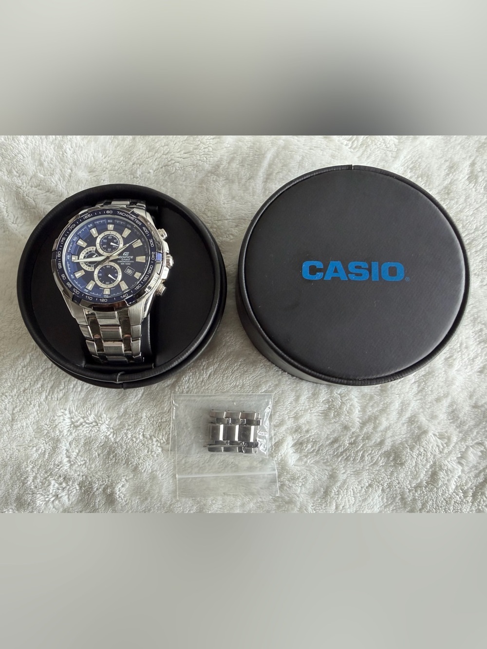 Casio Edifice EFR-539D-2AV Blue Chronograph Men’s Watch